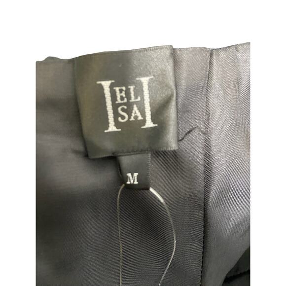 Helsa Mini Dress Heavy Satin Strapless Statement Party Hoco Birthday Classy Sz M - Picture 10 of 11